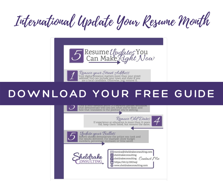 FREE Resume Tip Sheet FREE Resume Tip Sheet