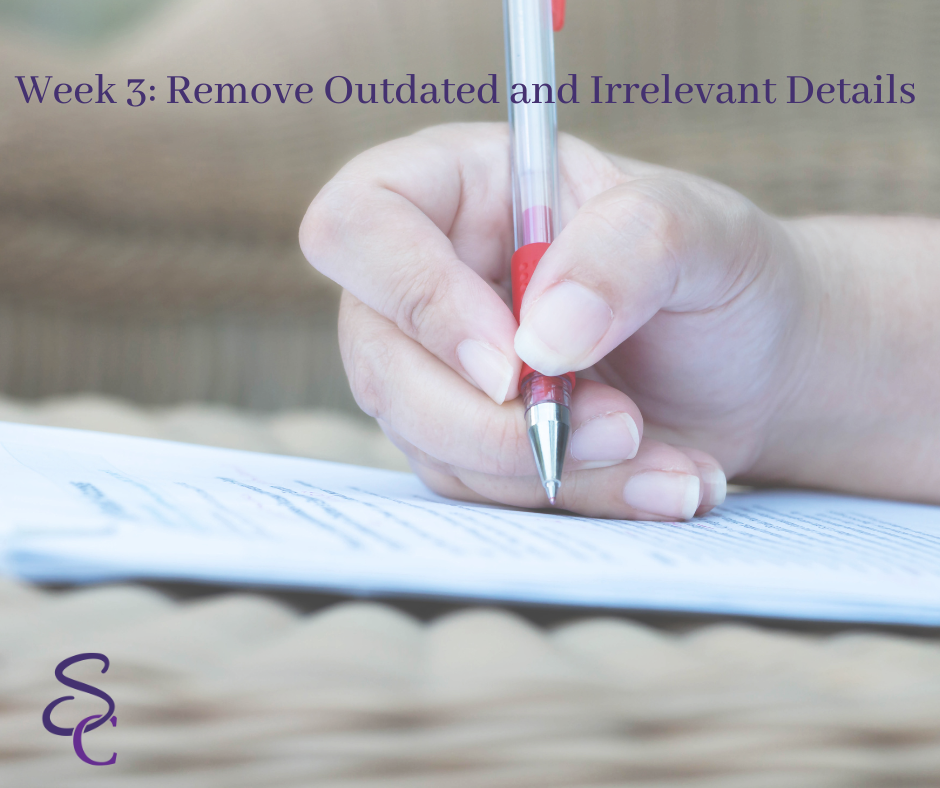 Updating Your Resume